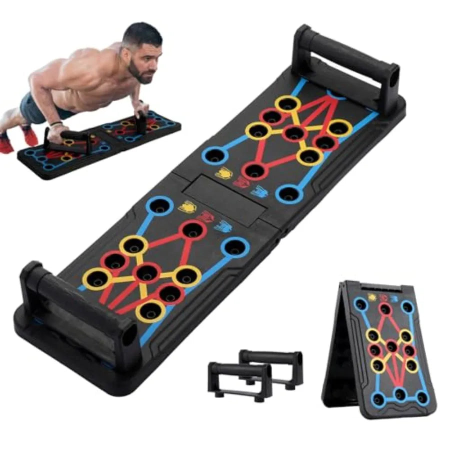 Foldable Push Up Stands For Chest And Arms Home Gym