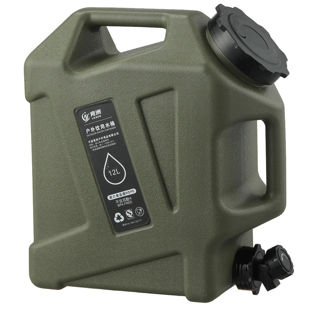 APWIKOGER Camping Water Container Large Capacity Water Storage Carrier