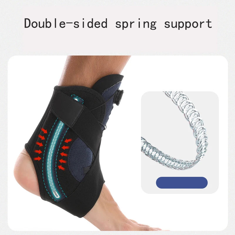 ZMHTDREAMHUNTER Ankle Brace With Side Stabilizers For Sprained Ankle Recovery