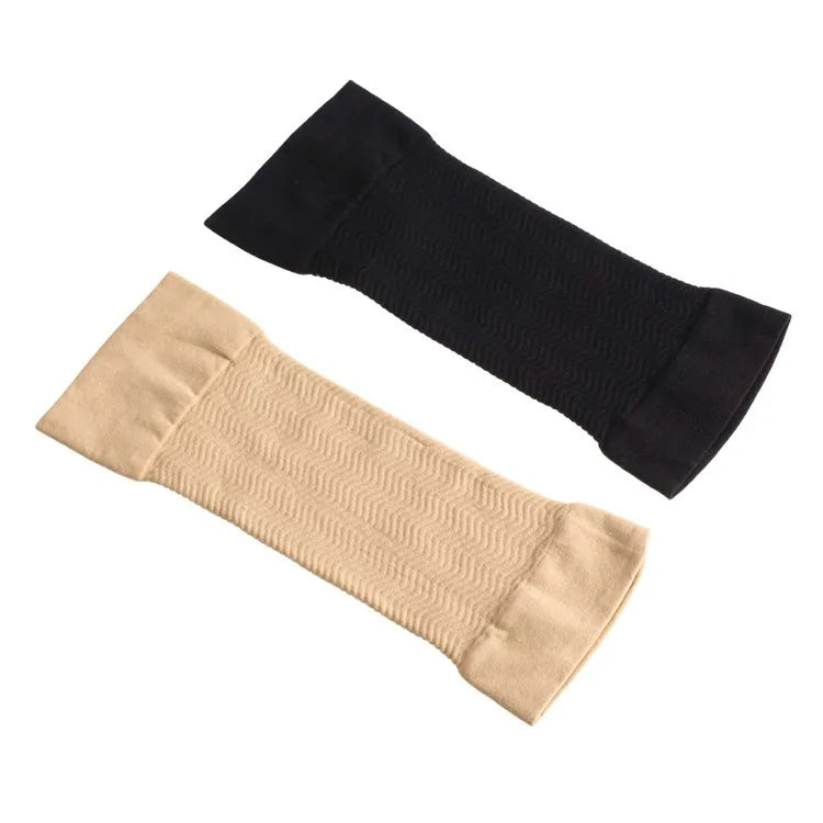 Polyester Pressure Yoga Arm Sleeves Lightweight Elastic Elbow Protectors