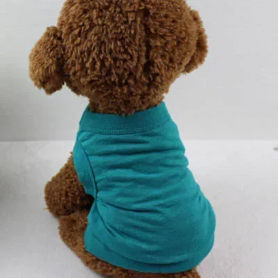 Pure Cotton Dog Shirts Soft Thin T Shirts For Dogs