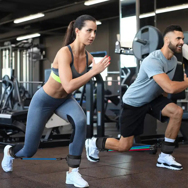 Elastic Ankle Bands Set For Leg And Glute Training Rehab