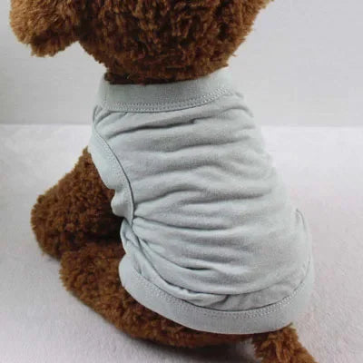 Pure Cotton Dog Shirts Soft Thin T Shirts For Dogs