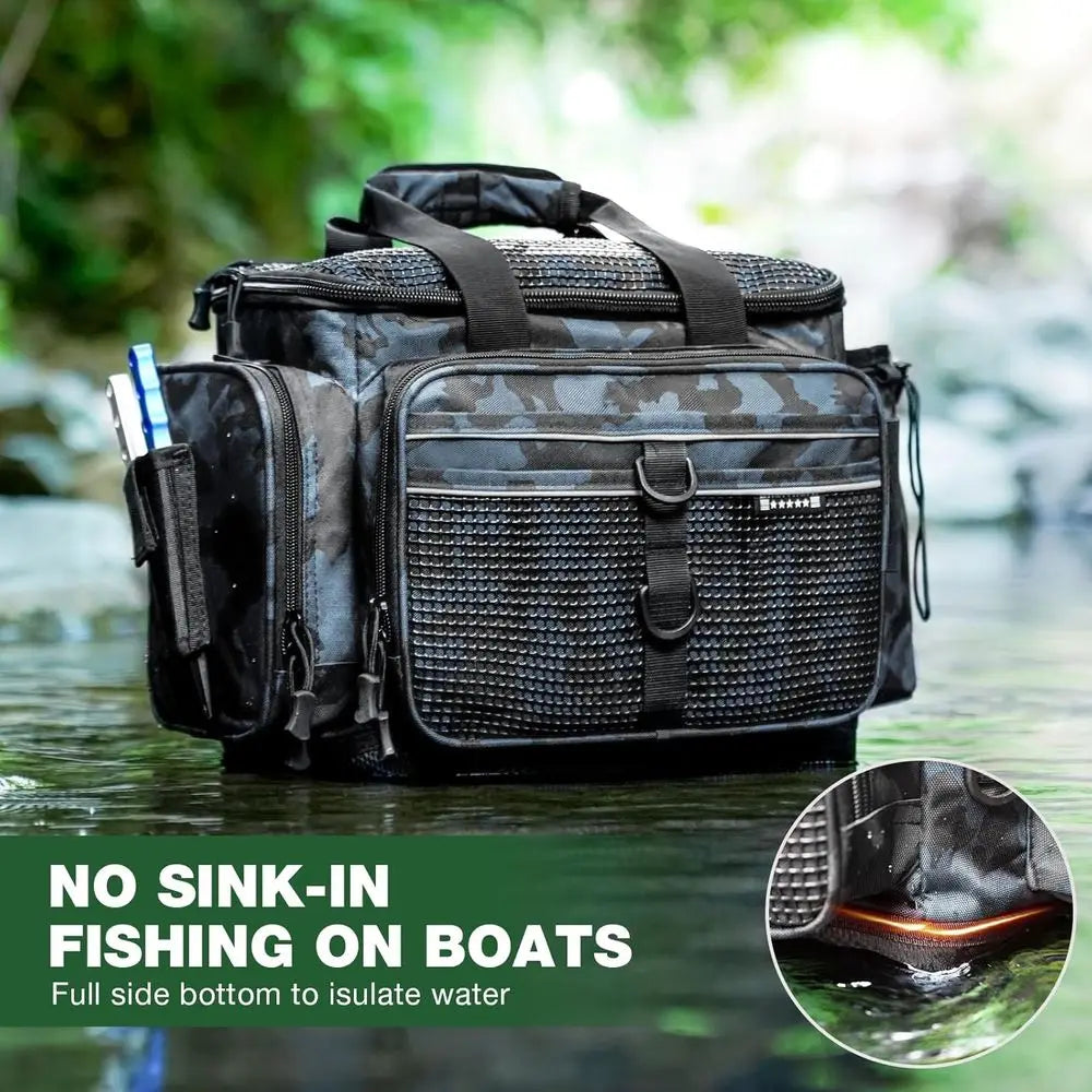 Waterproof Tackle Box Organizer With Removable Dividers