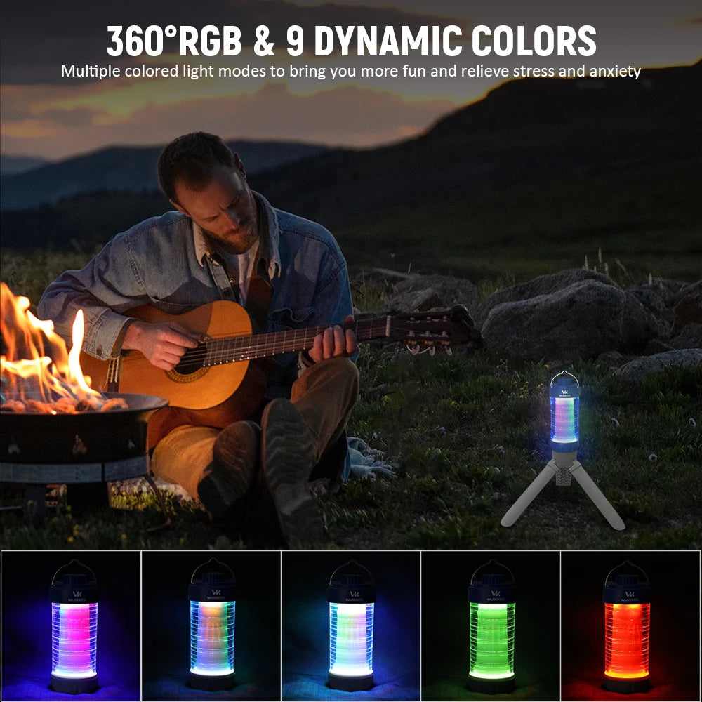Wurkkos CL01 RGB Flashlight 360 Degree Beam 550 Lumens Power Bank