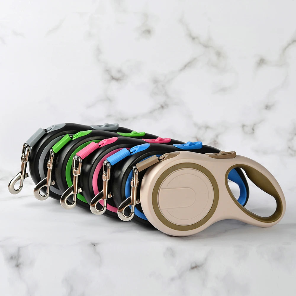 Retractable Pet Leash For Dogs And Cats, Adjustable, Durable Nylon