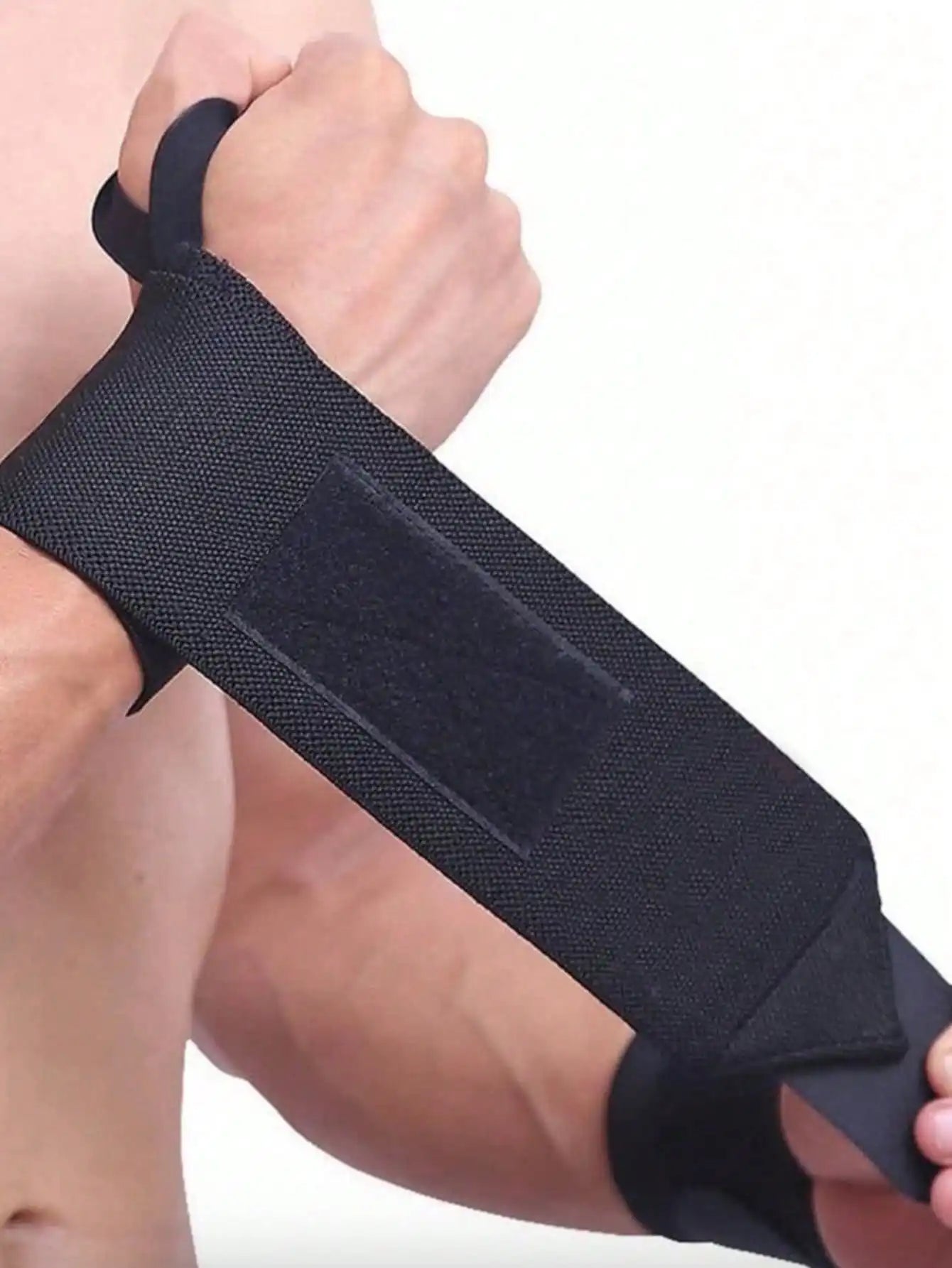 Elastic Wrist Wraps and Support Brace for Gym Weightlifting