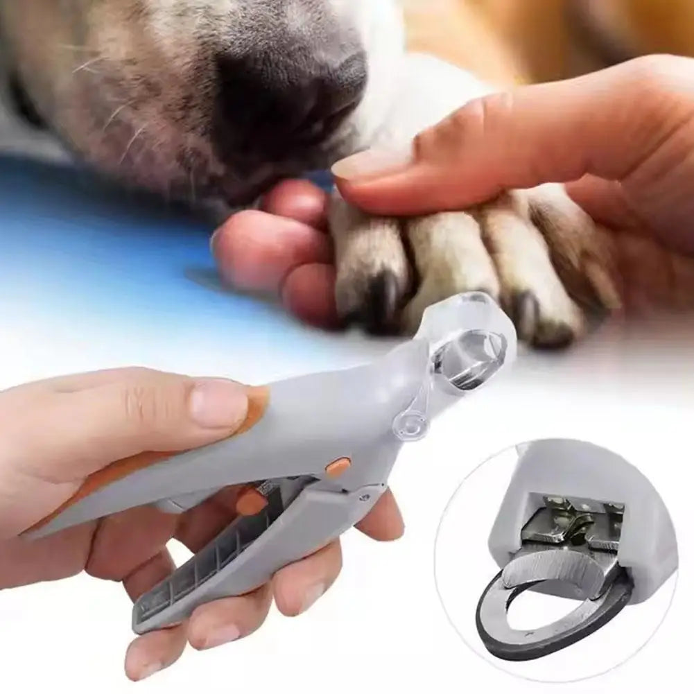 LISM Pet Nail Clippers With LED Light For Dogs Cats