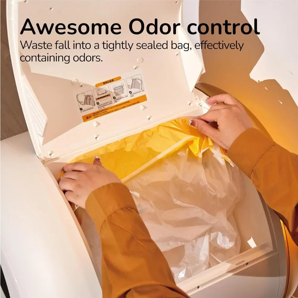 Automatic Self-Cleaning Cat Litter Box With App Control