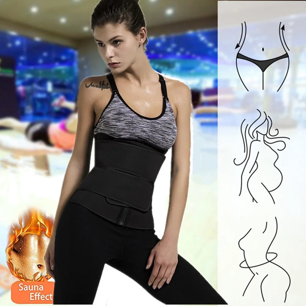 Waist Trainer Slimming Belt Shapewear For Fat Burning Workout Cincher