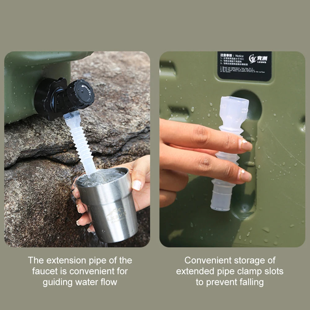 Water Tank With Spigot For Camping Travel Leak Proof Container
