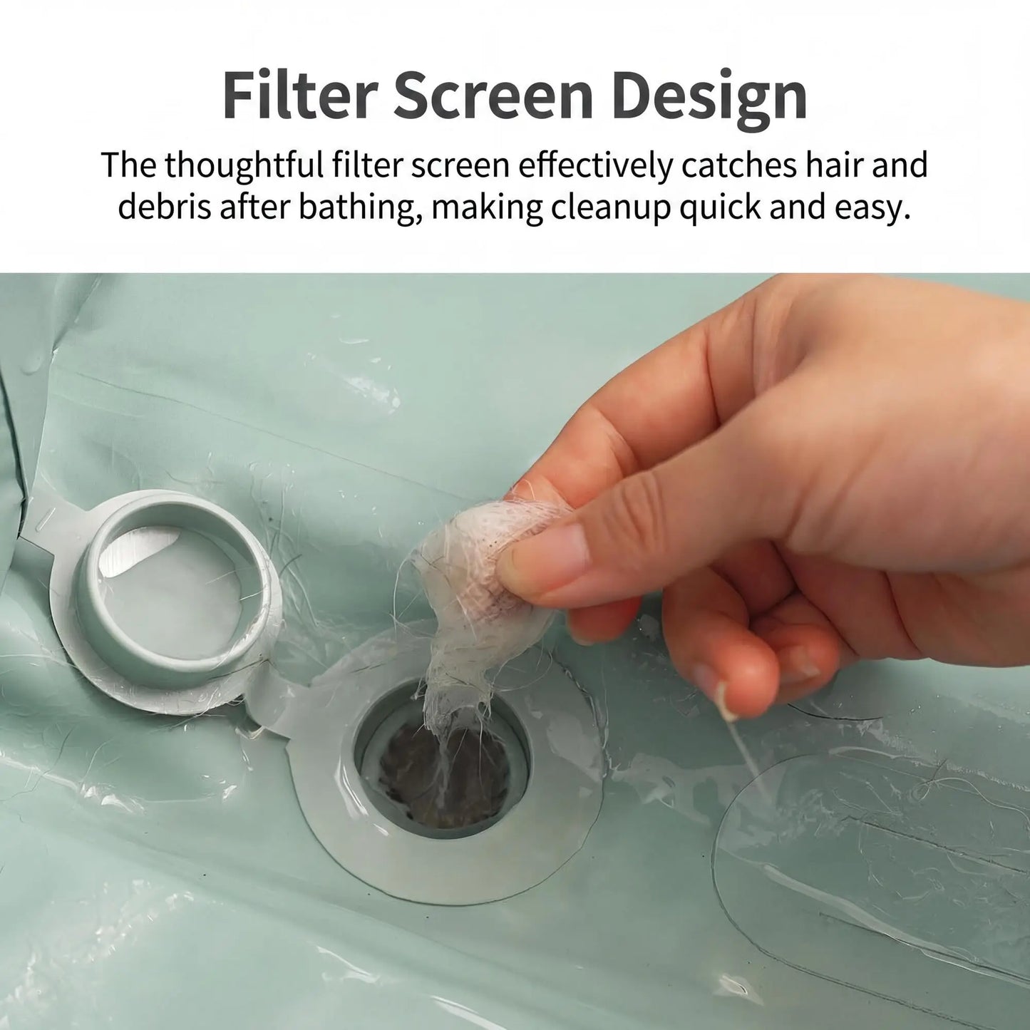 HiMISS Folding Dog Bath Tub for Small and Medium Dogs