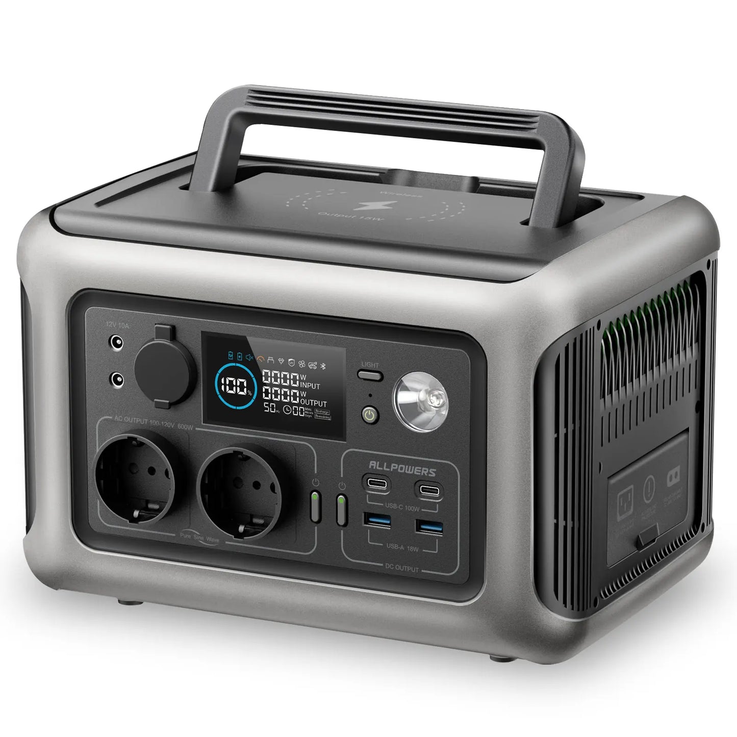 ALLPOWERS R600 Portable Power Station 299Wh LiFePO4 Battery
