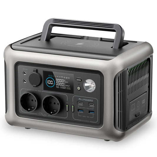 ALLPOWERS R600 Portable Power Station 299Wh LiFePO4 Battery