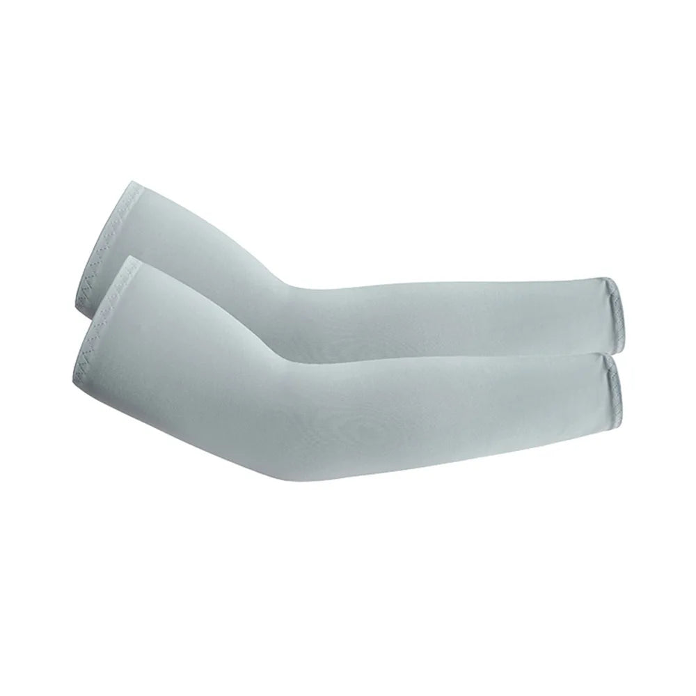 Unisex Cooling Arm Sleeves UV Sun Protection For Running And Cycling