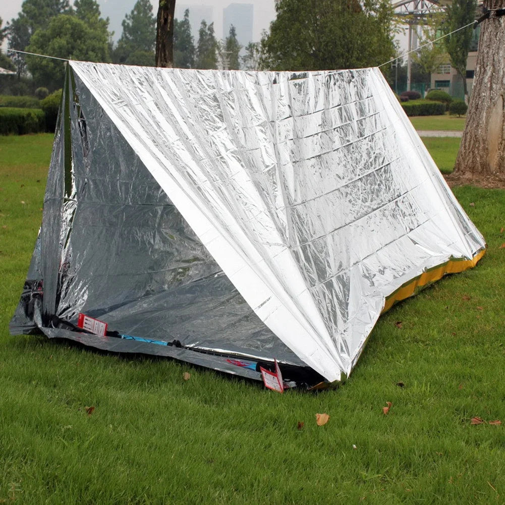 Emergency Survival Blanket For First Aid And Rescue, Windproof Thermal