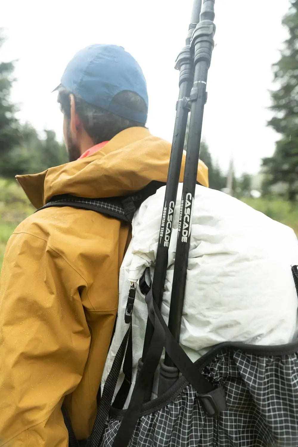 Carbon Fiber Trekking Poles Lightweight Adjustable With Quick Lock System