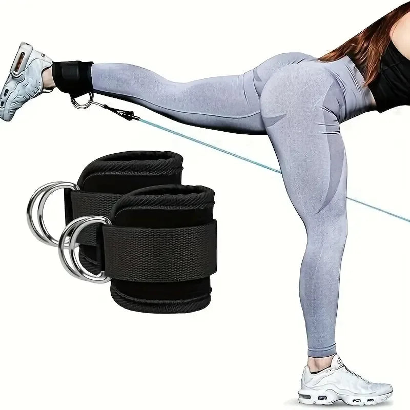 Adjustable Ankle Cuffs Leg Workout Straps For Glute Thigh Training
