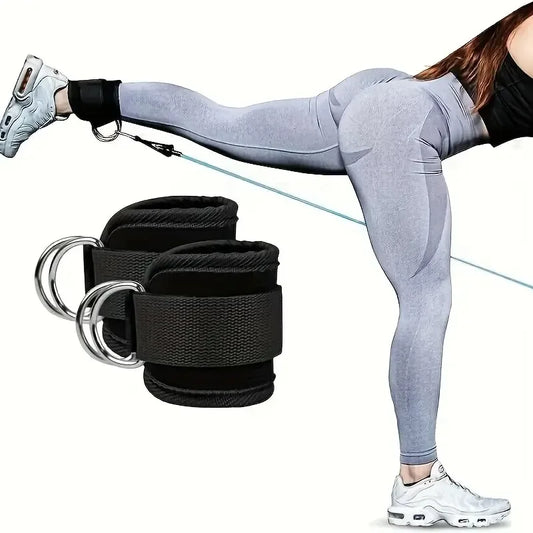 Adjustable Ankle Cuffs Leg Workout Straps For Glute Thigh Training
