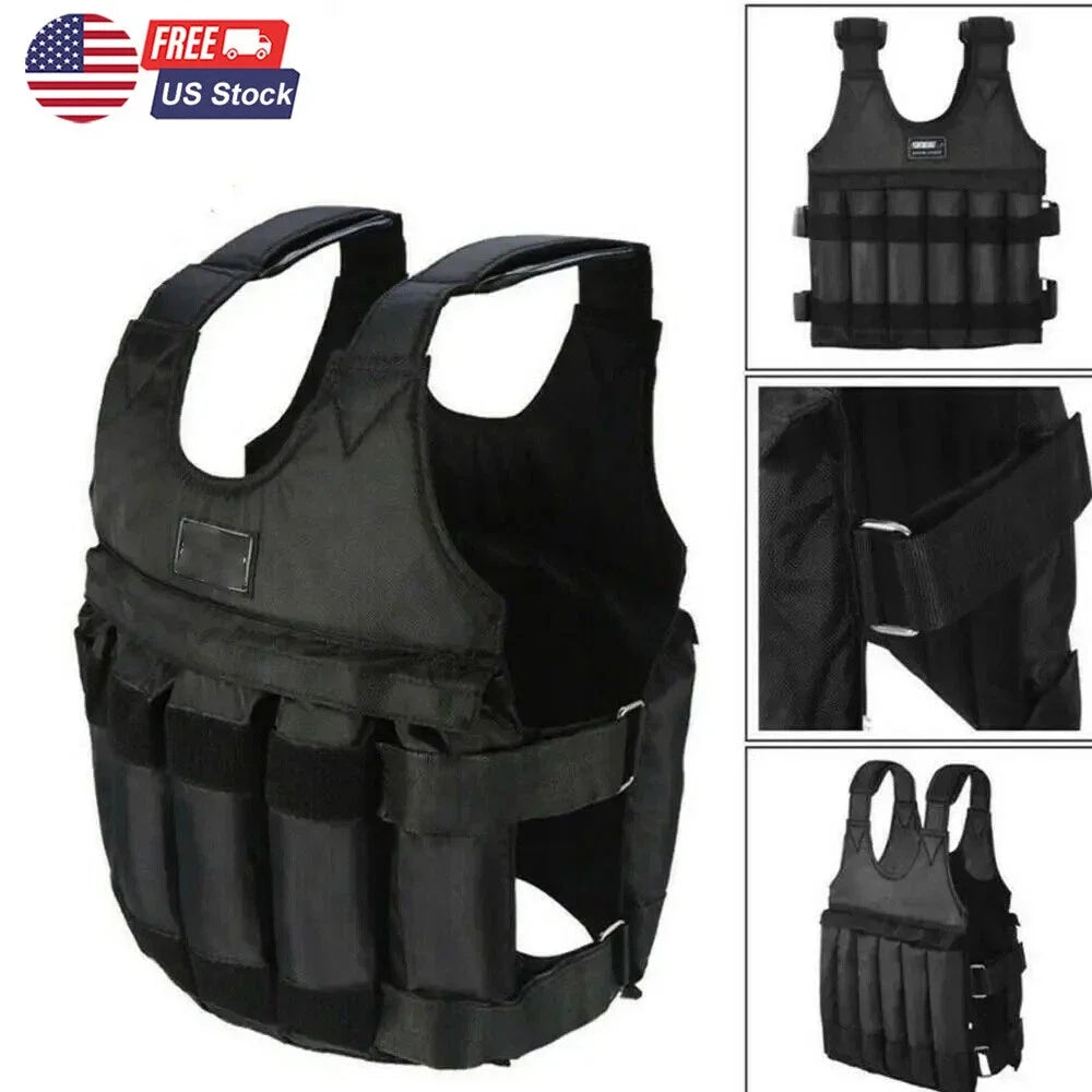 Adjustable Weighted Vest for Cardio Training and Fitness