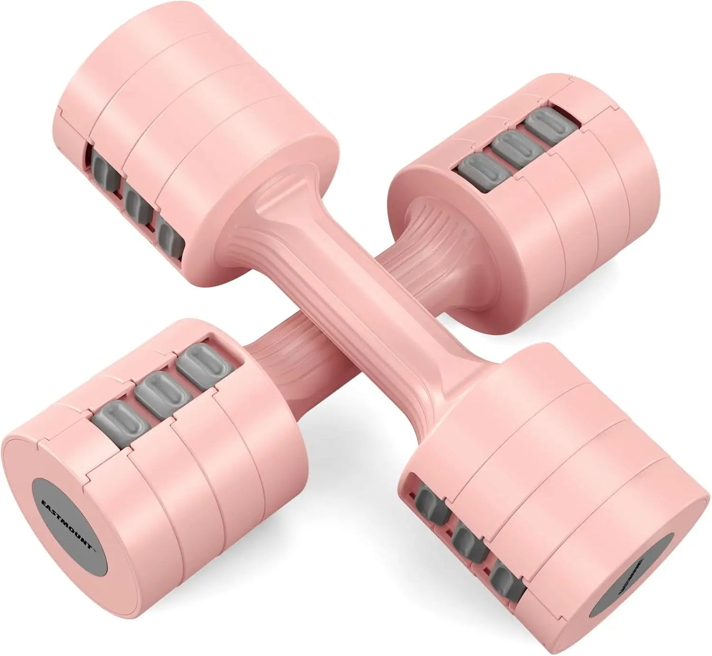 Adjustable Dumbbells Set of 2, 6-in-1 Weight Combinations from 4lb to 10lb Total, Quick Adjust Design for Home Gym Training