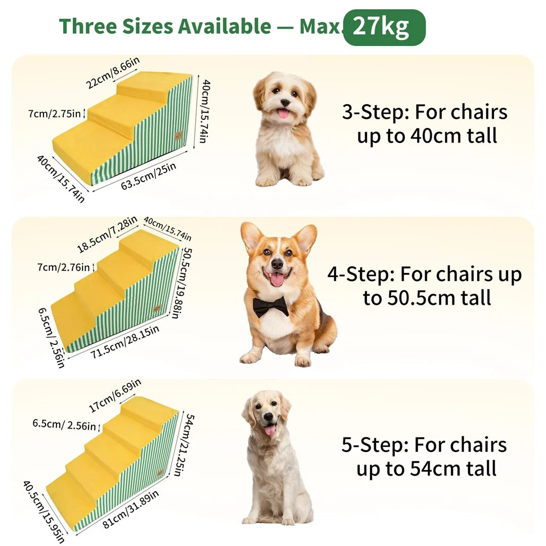 Dog Stairs Ramp With Non Slip Surface For Safe Access