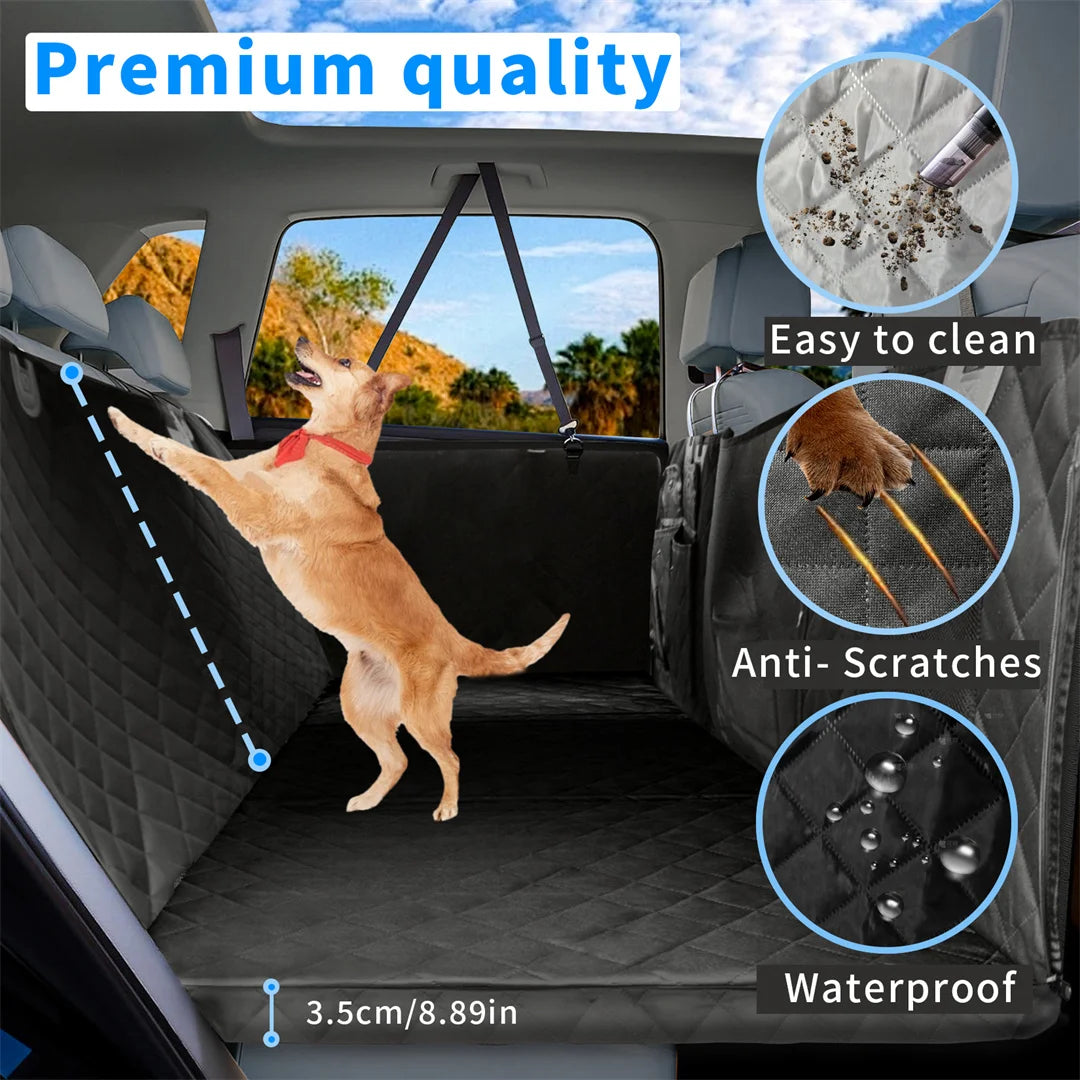 BINGOPAW Waterproof Dog Car Seat Cover Hammock Back Seat