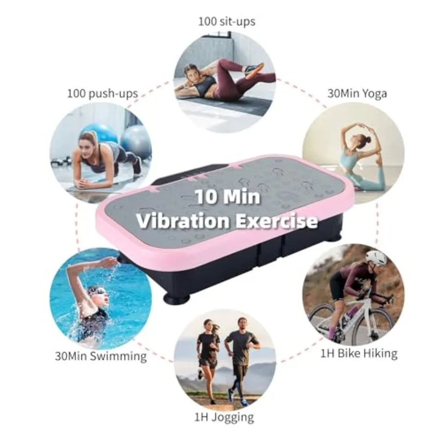 SHXI Silent Vibration Platform 10-Frequency Fitness Massage Machine