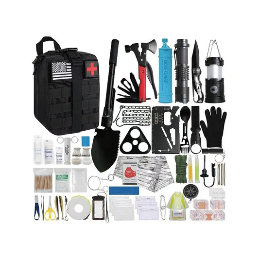 Earthquake Survival Kit 250 Pcs With Molle Bag And Tent