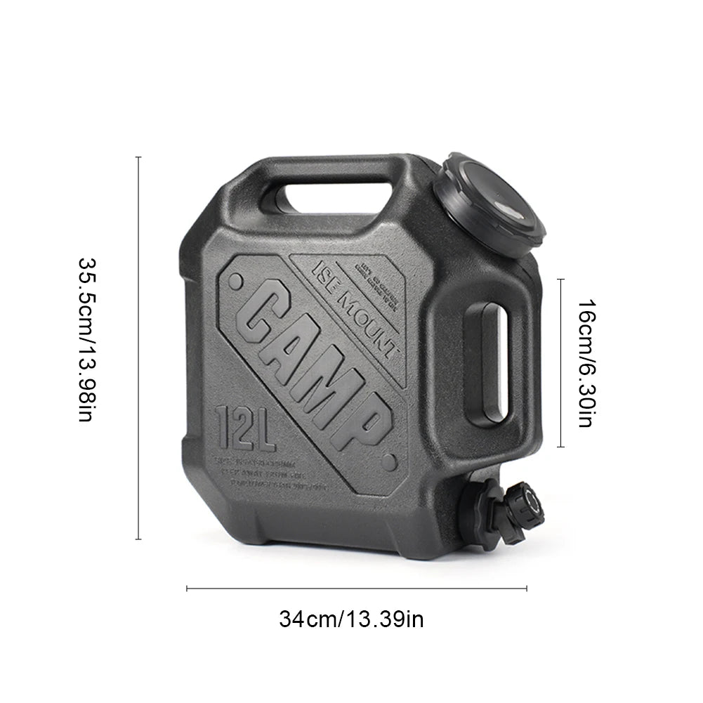 Water Tank With Spigot For Camping Travel Leak Proof Container