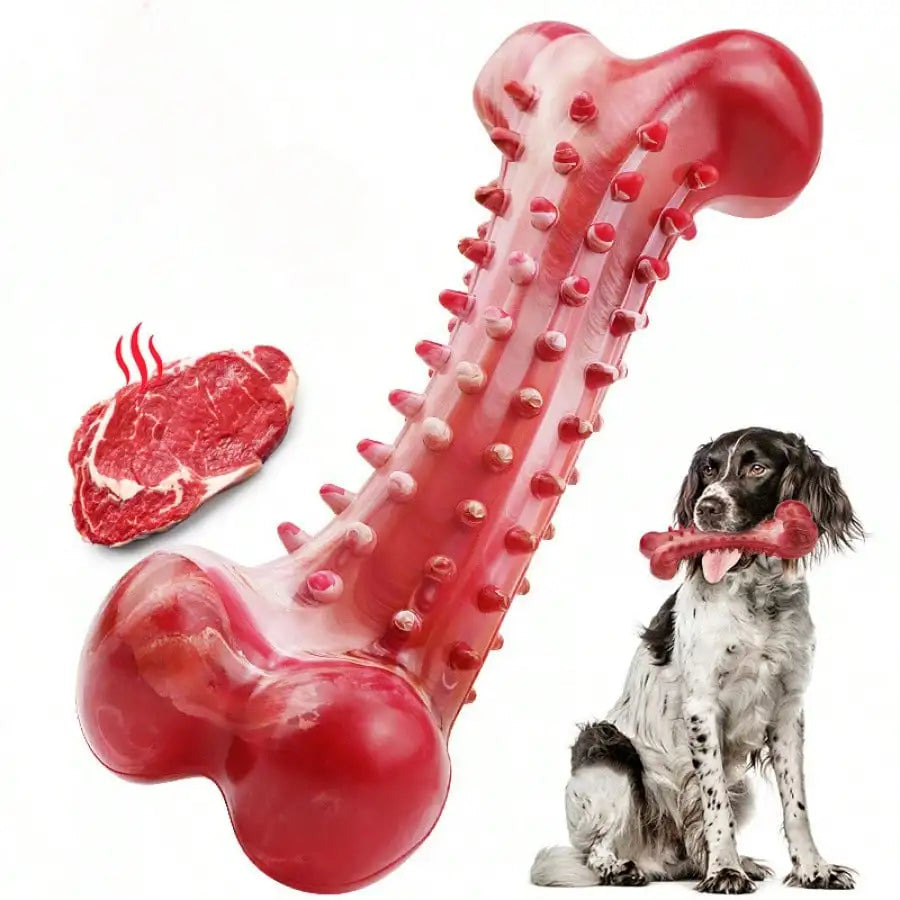 Dog Teeth-Cleaning Bone Toy For Chewing And Self-Entertainment