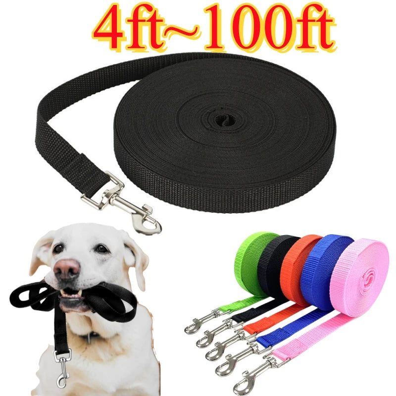 Nylon Dog Leash With Reflective Quick Release For Training
