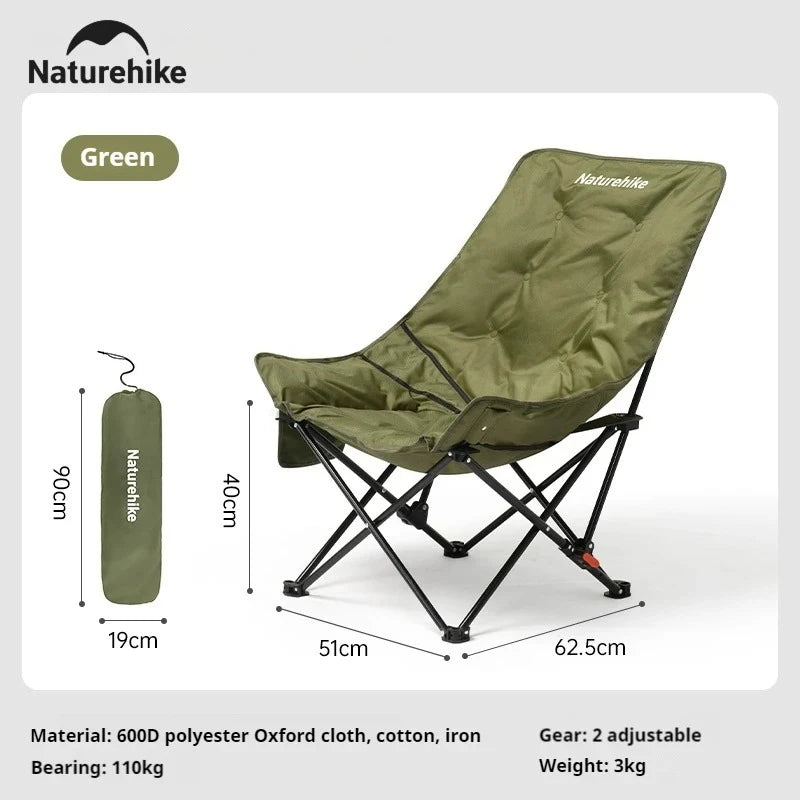 Naturehike Sea Star Recliner Folding Moon Chair 2-Position Adjustable Camping