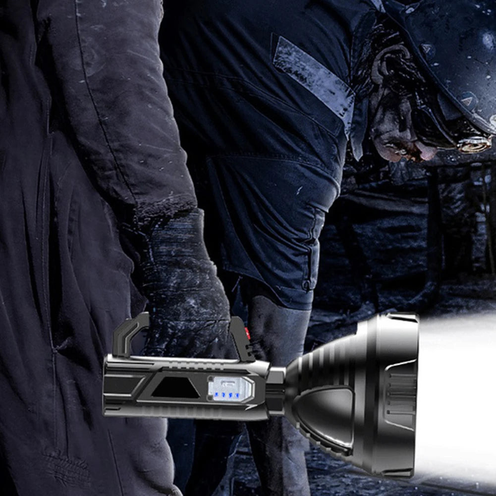 Shunmaii Waterproof Portable LED Flashlight USB Rechargeable