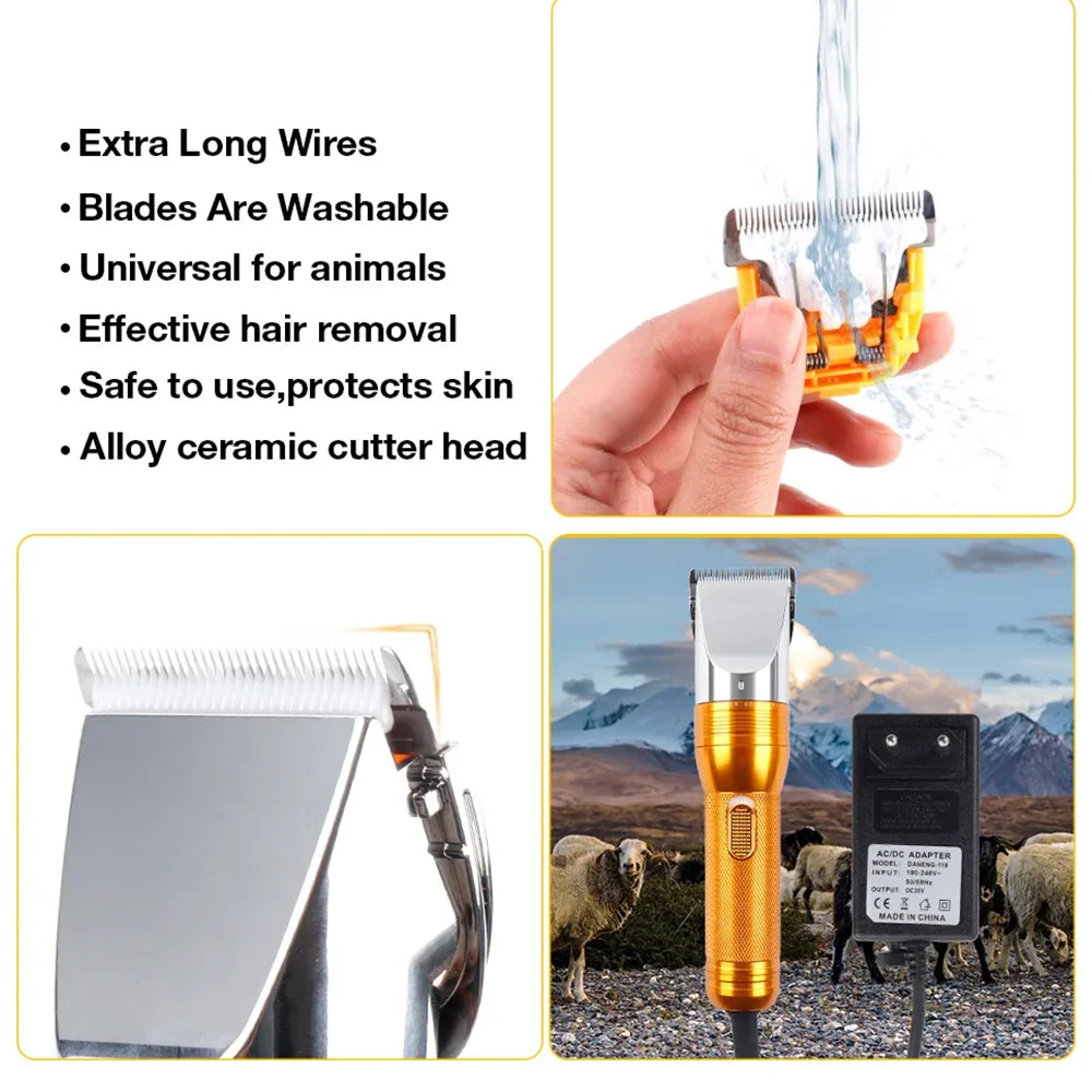 Electric Pet Hair Trimmer Shearer Cashmere Goat Shaver Household Shaving Machine Carpet Tufting Trimmer Portable Pet Tools