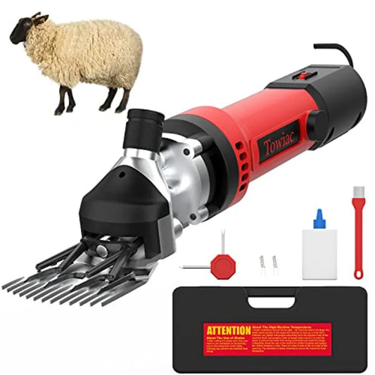 MDNG 550W Professional Electric Sheep Clipper With 6 Speeds For Thick Fur