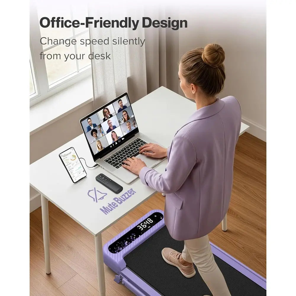 Compact Treadmill For Home Office With Incline And Quiet Operation