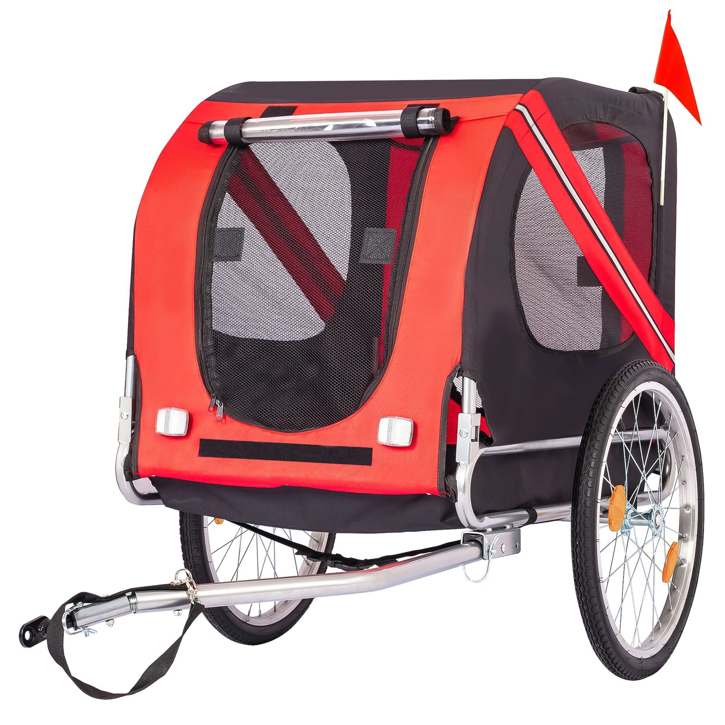 TWISTER.CK Large Dog Bike Trailer 88Lbs Capacity Foldable Carrier