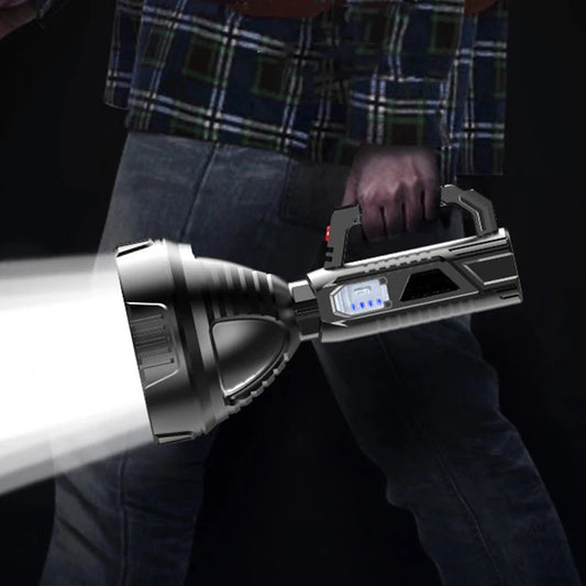 Shunmaii Waterproof Portable LED Flashlight USB Rechargeable