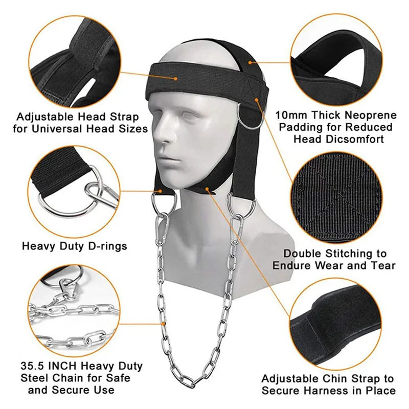 Weight Lifting Neck Harness for Strength Training and Gym Fitness
