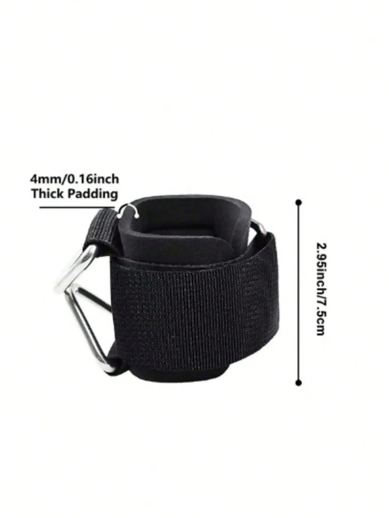 Adjustable Fitness Wrist Strap Non Slip Grip For Cable Machines Gym