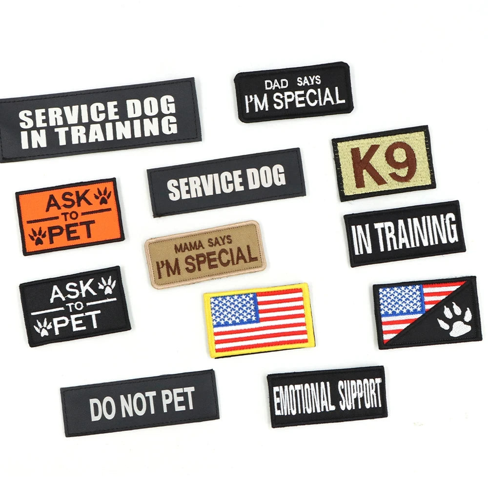 Military Dog Harness Vest Set For Malinois Training Tactical Accessories