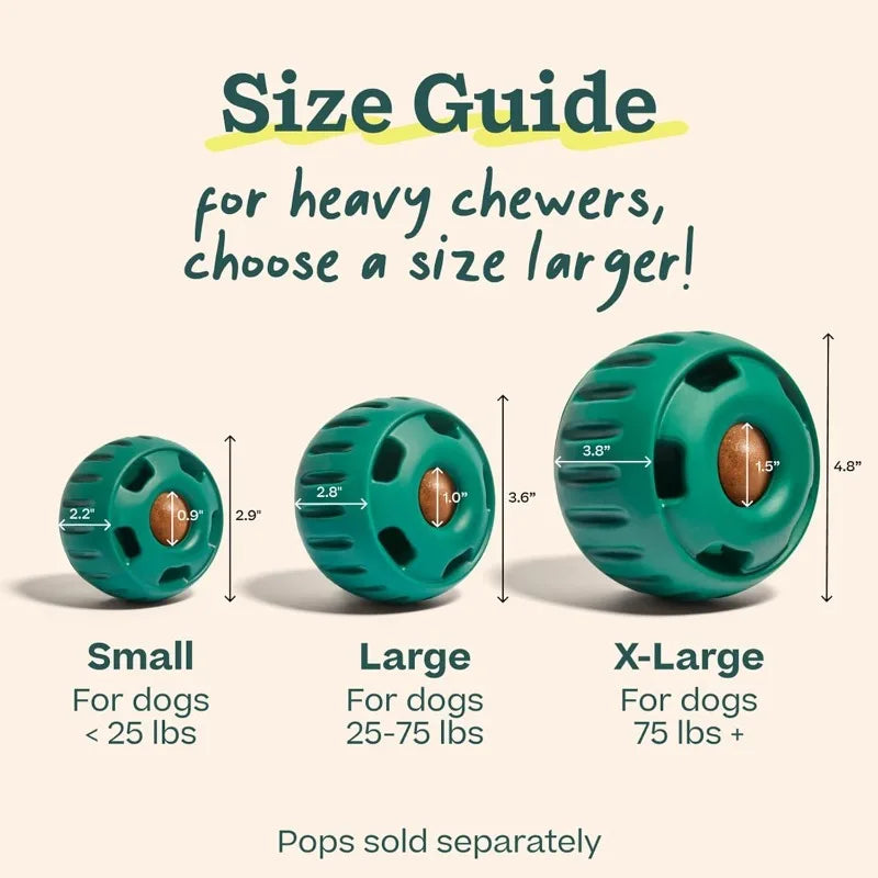 Interactive Dog Chew Toys With Weighted Base And Snack Box