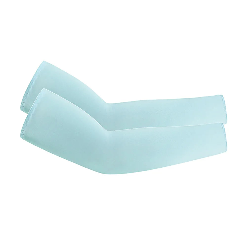 Unisex Cooling Arm Sleeves UV Sun Protection For Running And Cycling