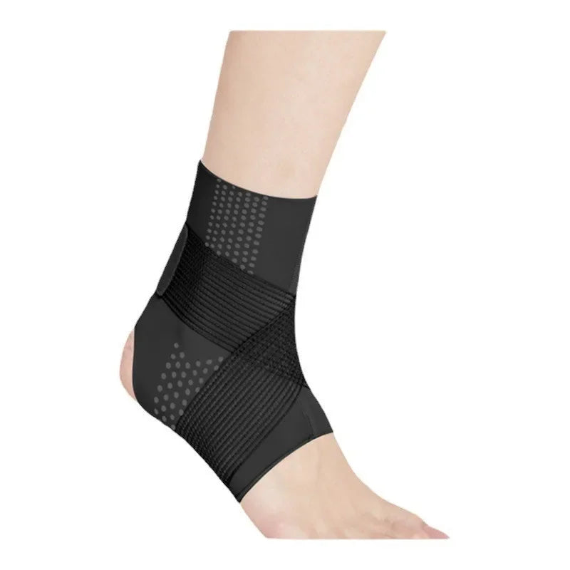 Ankle Brace With Silicone Pad For Sports Protection