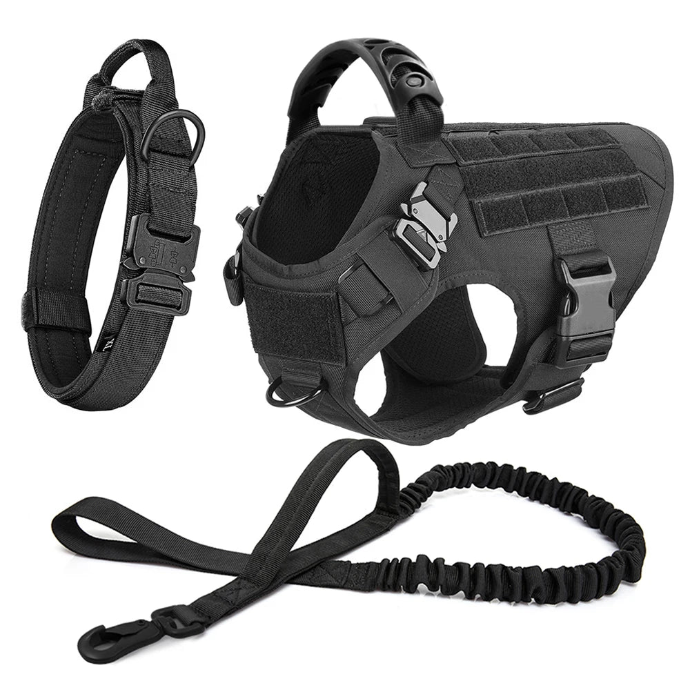 NONE CN Large Dog Harness And Leash Set For Training