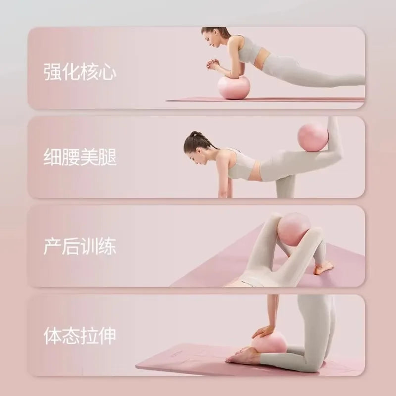 Women Gym Yoga Fitness Ball Anti-Explosion Pilates Ball