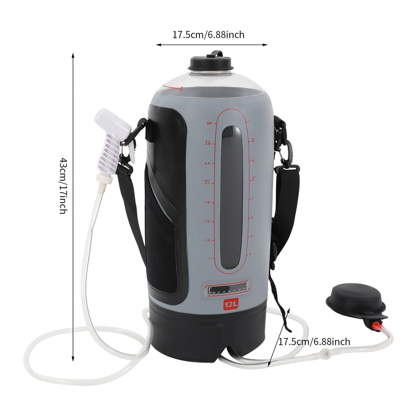 Bymaocar Portable Pressure Camp Shower