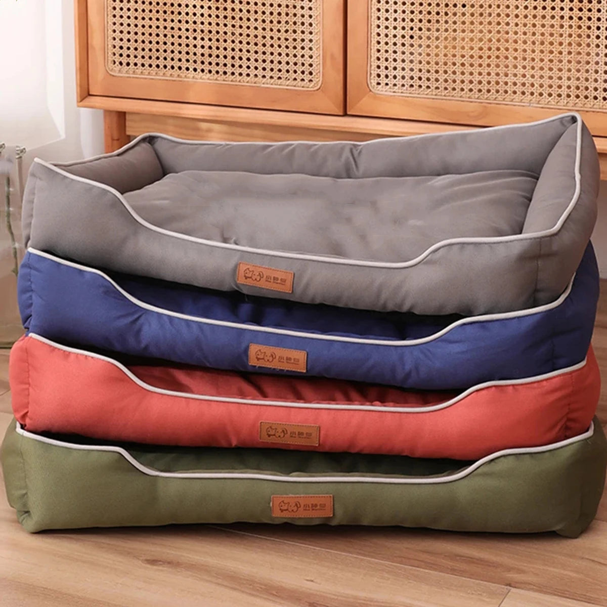 Four Season Square Dog Bed Durable Waterproof Sofa Pet House