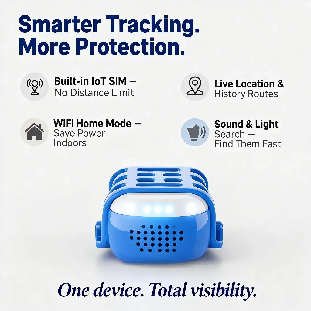 WANWAYTECH GPS Pet Tracker With Unlimited Distance Locator